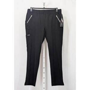 Koi Basics Scrub Pants Black Jane Women's Size XL Tall XLT 737-T-002 New